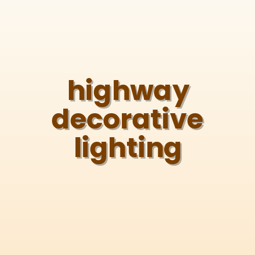 Highway & Road Median Lighting decorative street light poles India