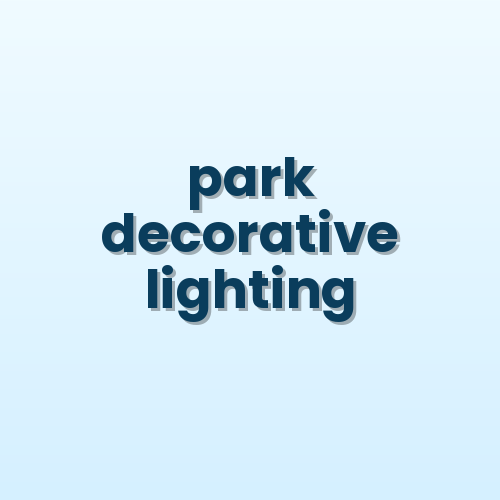 Park Lighting decorative street light poles India