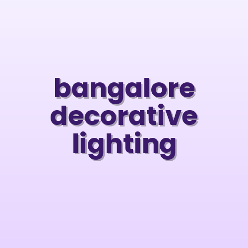 Decorative street light Bengaluru