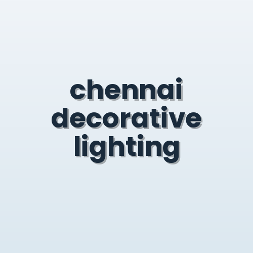Decorative street light Chennai