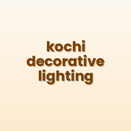 Decorative street light Kochi