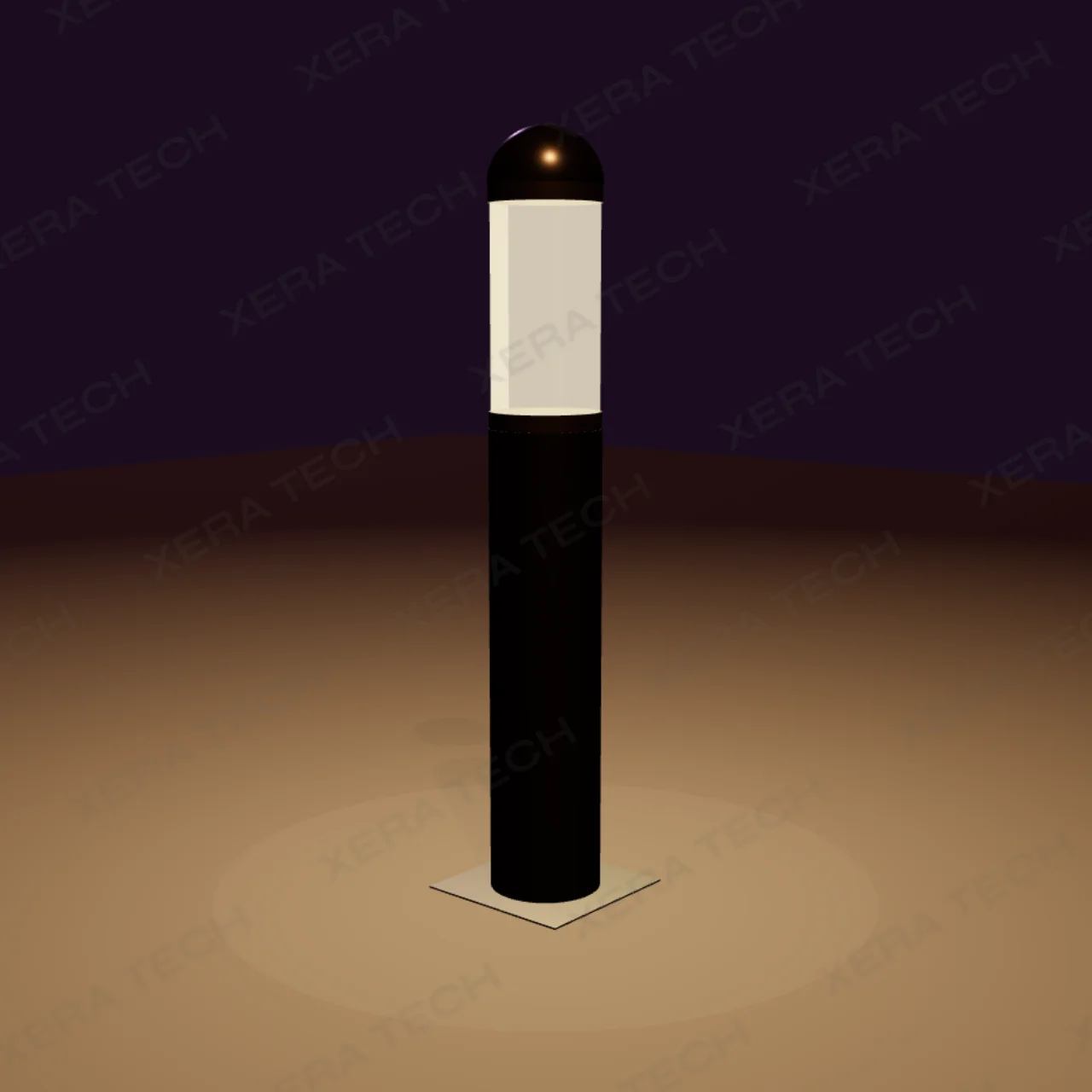 Square Plain Decorative Bollard Light - Decorative Street Light - India
