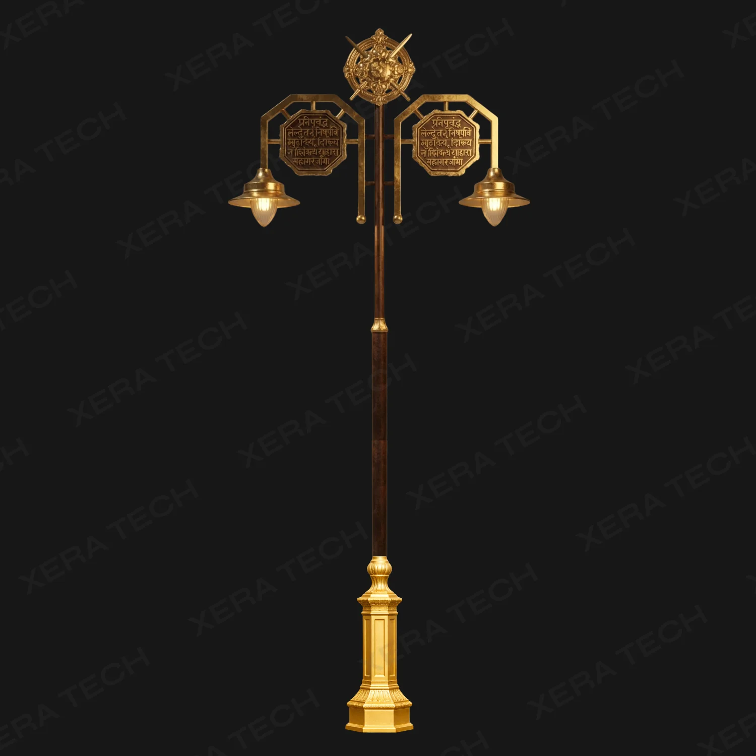 Chhatrapati Design Decorative Street Light Pole - Decorative Street Light — main view - India