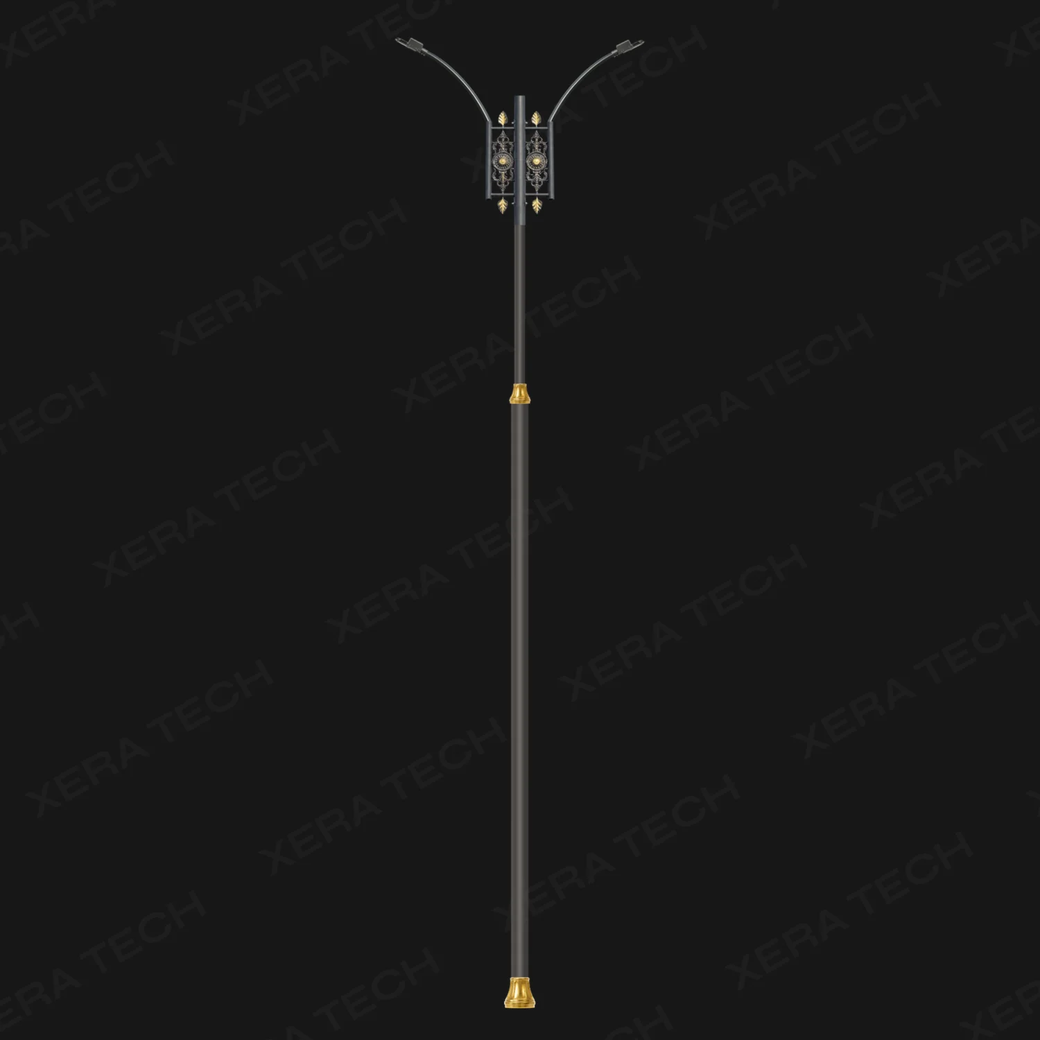 Double Arm Decorative Street Light Pole - Decorative Street Light — main view - India