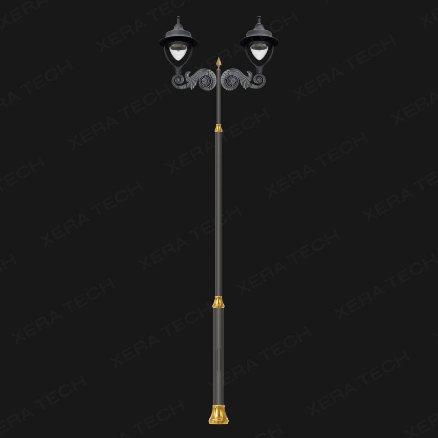 Post Top Decorative Street Light view 3