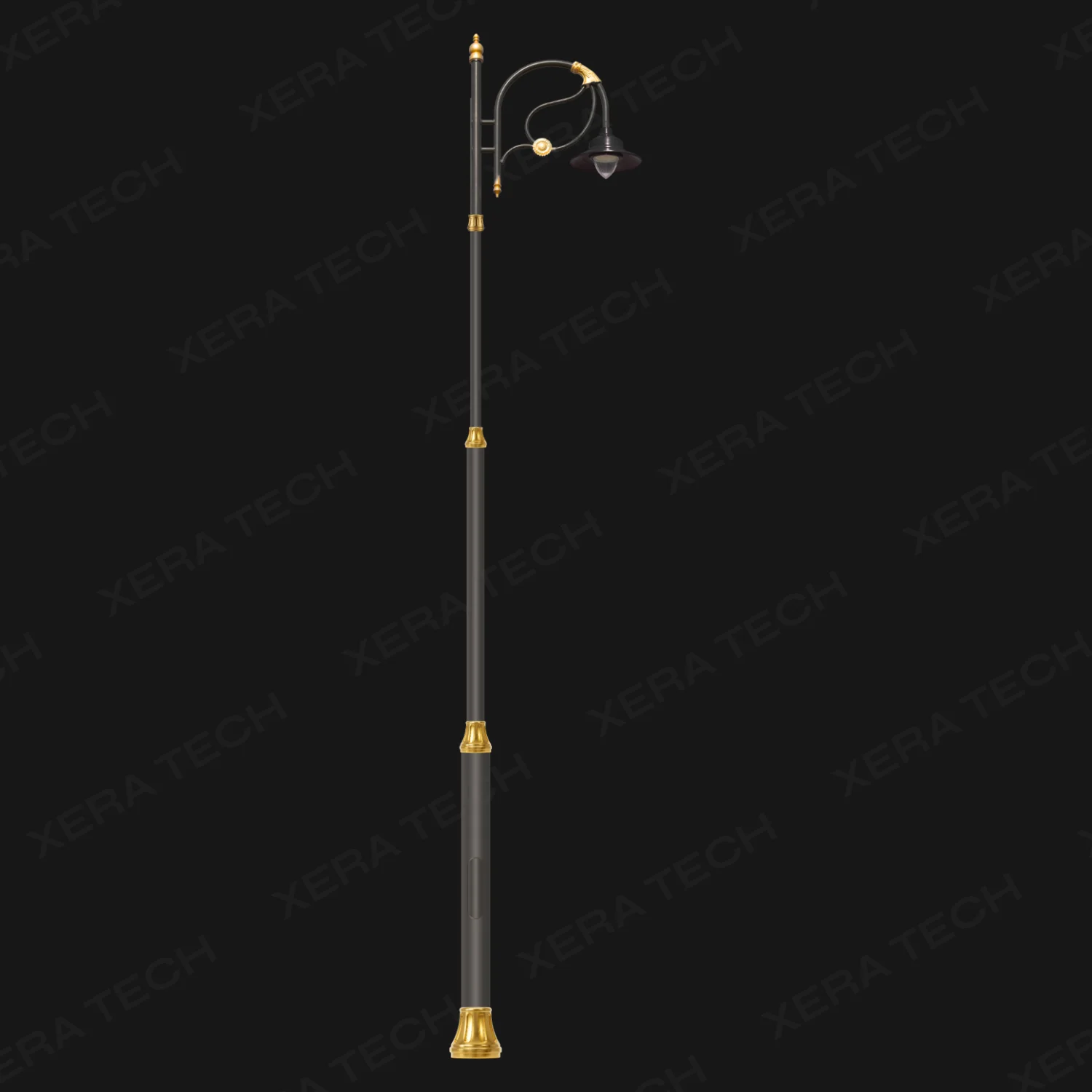 Garden Single Arm Handi Theme Decorative Pole - Decorative Street Light - India