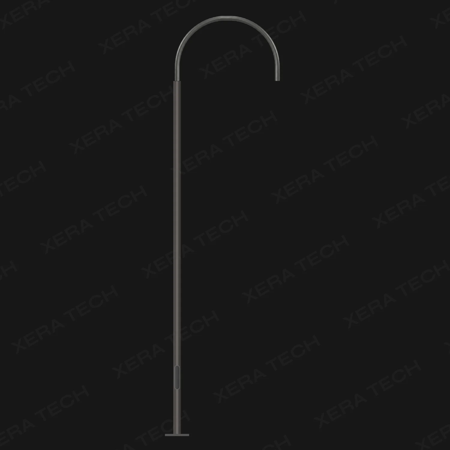 Modern Curved Single Arm Decorative Street Light Pole - Decorative Street Light - India