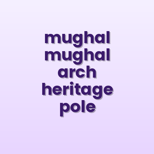 Mughal Arch Heritage Decorative Pole - Decorative Street Light - India