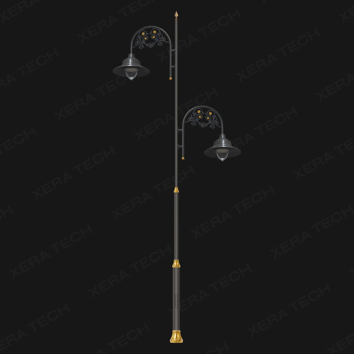 Multi Height Double Arm Decorative Street Light Pole - Decorative Street Light — main view - India