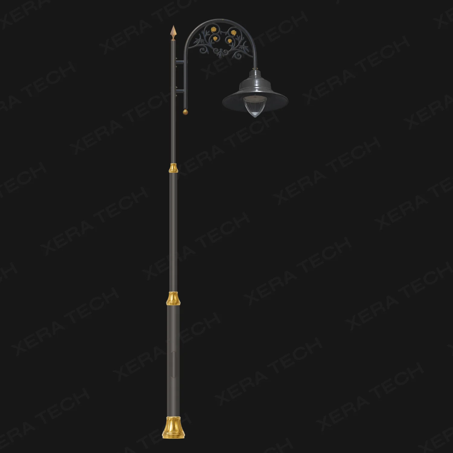 Single Arm Decorative Pole - Decorative Street Light — main view - India