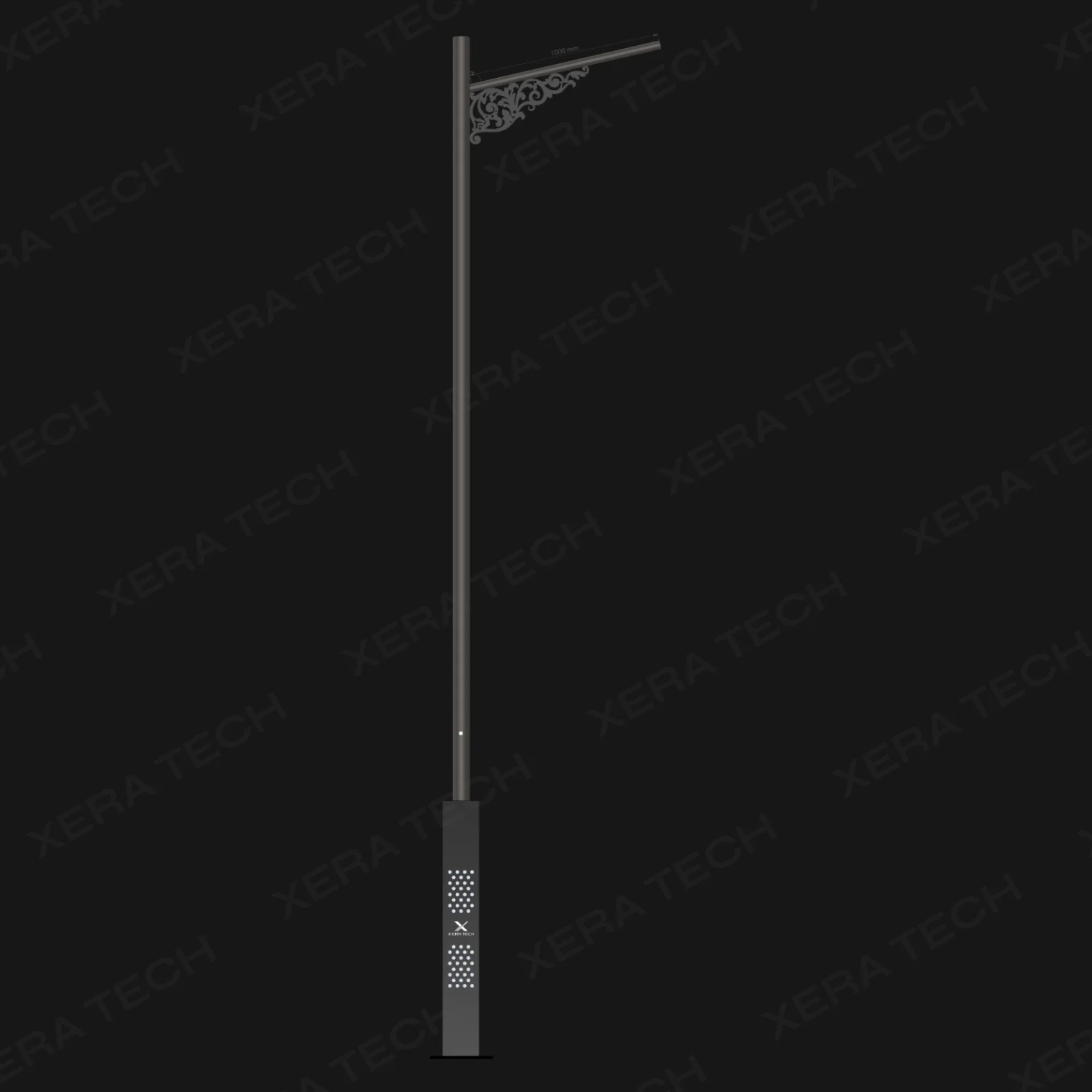 Single Arm Decorative Street Light Pole - Decorative Street Light — main view - India