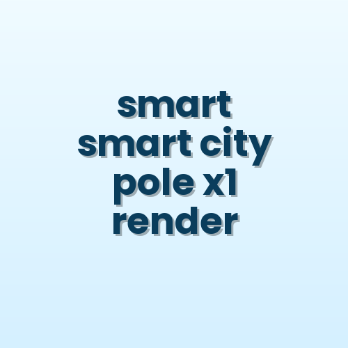 Smart City Integrated Lighting Pole X1 smart city India