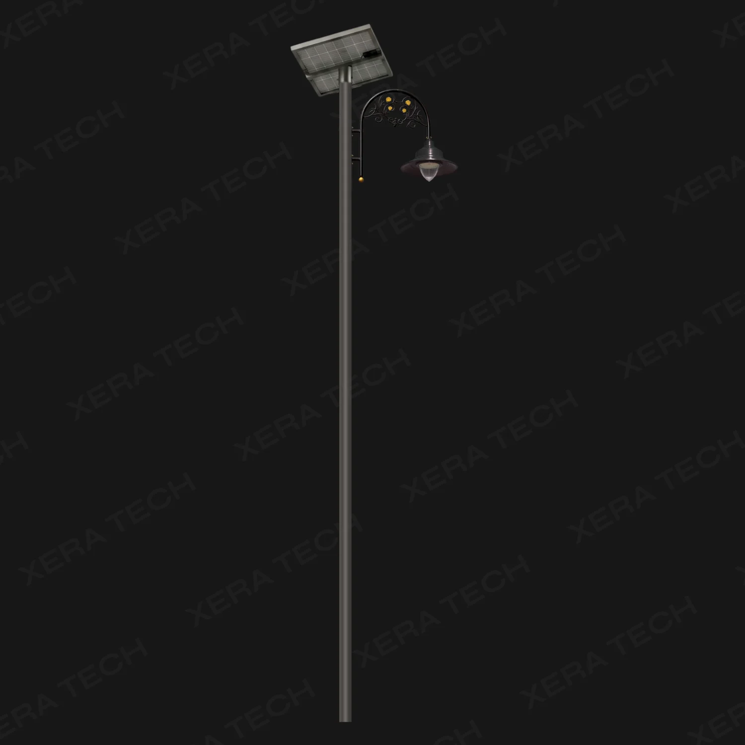 Solar Single Arm Heritage Decorative Street Light Pole - Decorative Street Light - India
