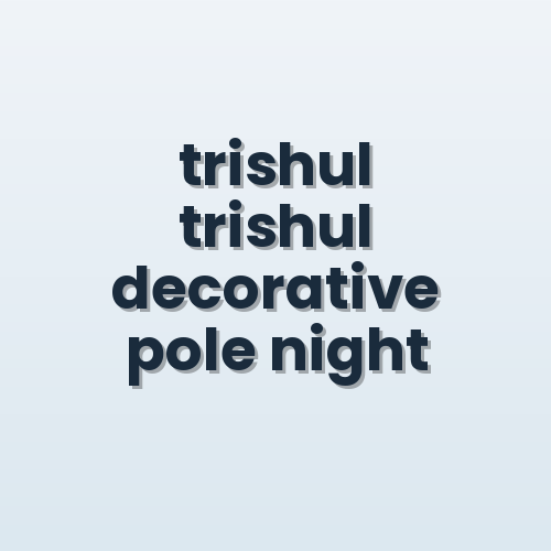 Trishul Decorative Street Light Pole view 2