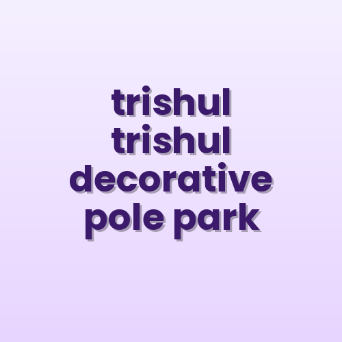 Trishul Decorative Street Light Pole view 3