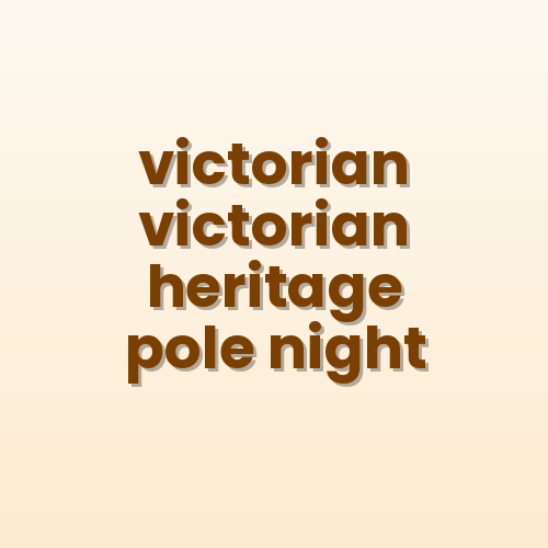 Victorian Heritage Street Light Pole view 2